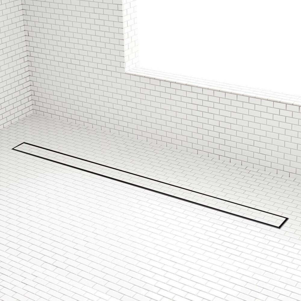 Cohen SH439043MB Matte Black 48" Linear Tile-in Shower Drain